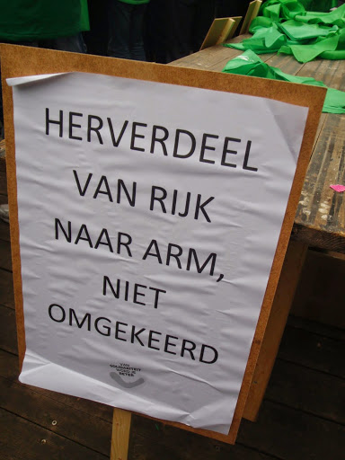 Onderwijsvakbonden in actie