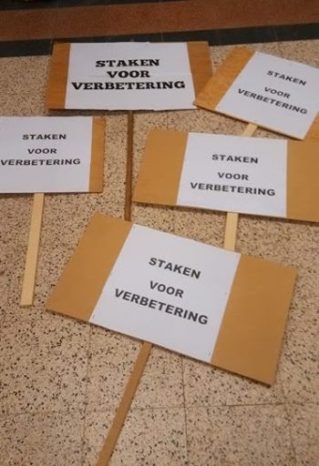 Samenscholingsactie ‘Staken voor Verbetering’ (Leuven, 15 december)